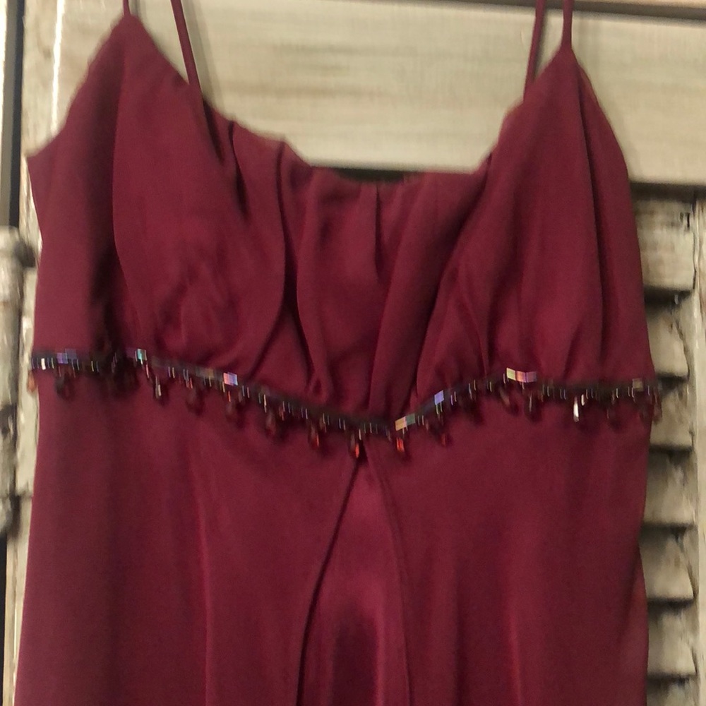 Pretty Burgundy formal dress
